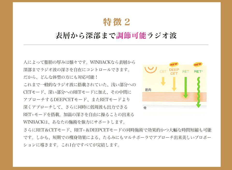 モノポーラ高周波 深部加温 サーマBプラス インディバ ボディ・フェイスケア